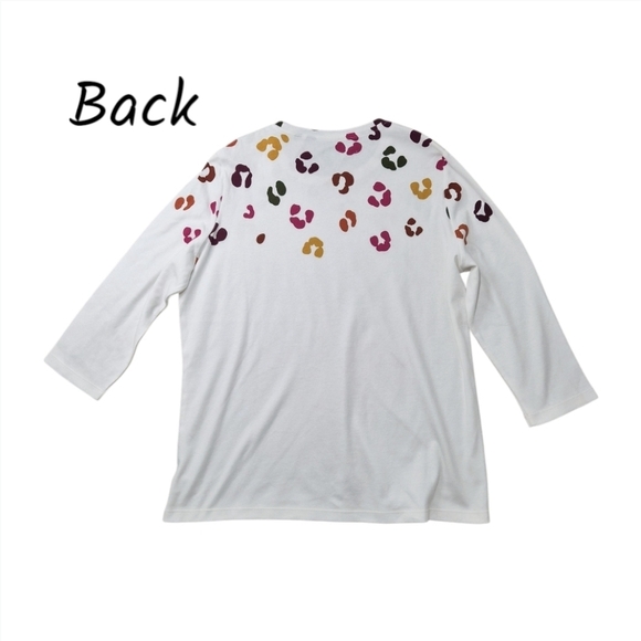 Kim Rogers Lightweight Petite Perfect Soft Tee 3/4 Sleeve Size Petite Large NWT - Picture 7 of 9